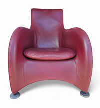 Montis / Gerard van den Berg / 1990s /
Bordeaux red leather