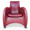 Montis / Gerard van den Berg / 1990s /
Bordeaux red leather