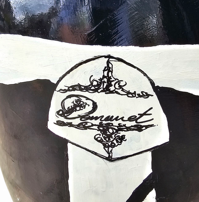 Large resin penguin by Michael Peetermans / Belgium 2014 /
Signed by artist / unique piece