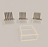 Kho Liang Ie 024 set lounge chairs / coffee table /Artifort 1962