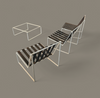 Kho Liang Ie 024 set lounge chairs / coffee table /Artifort 1962