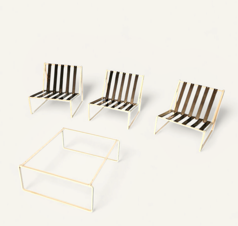 Kho Liang Ie 024 set lounge chairs / coffee table /Artifort 1962