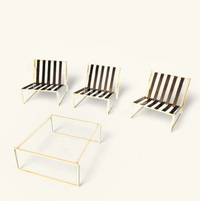 Kho Liang Ie 024 set lounge chairs / coffee table /Artifort 1962