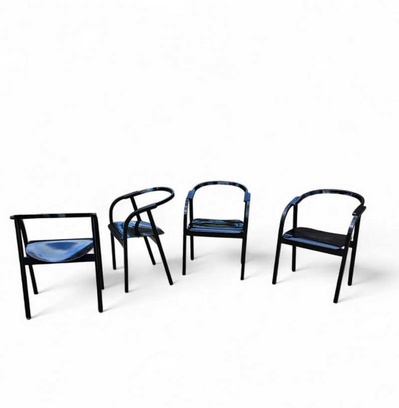4 x  chair 'Otto' for Ibis / by Werther Toffoloni / A Compasso d'Oro was awarded in 1981