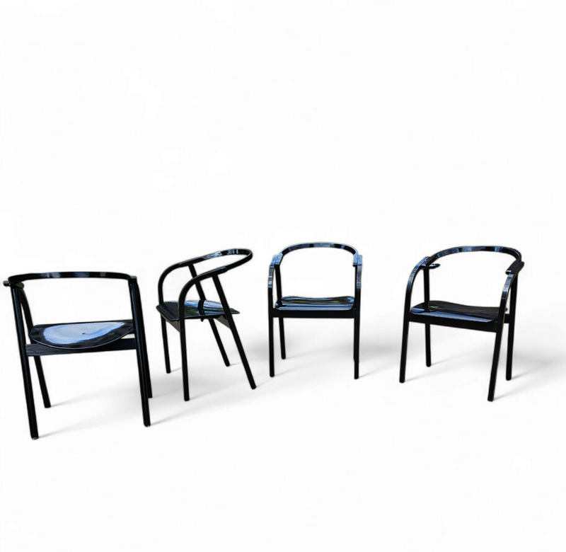 4 x  chair 'Otto' for Ibis / by Werther Toffoloni / A Compasso d'Oro was awarded in 1981