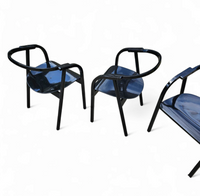 4 x  chair 'Otto' for Ibis / by Werther Toffoloni / A Compasso d'Oro was awarded in 1981