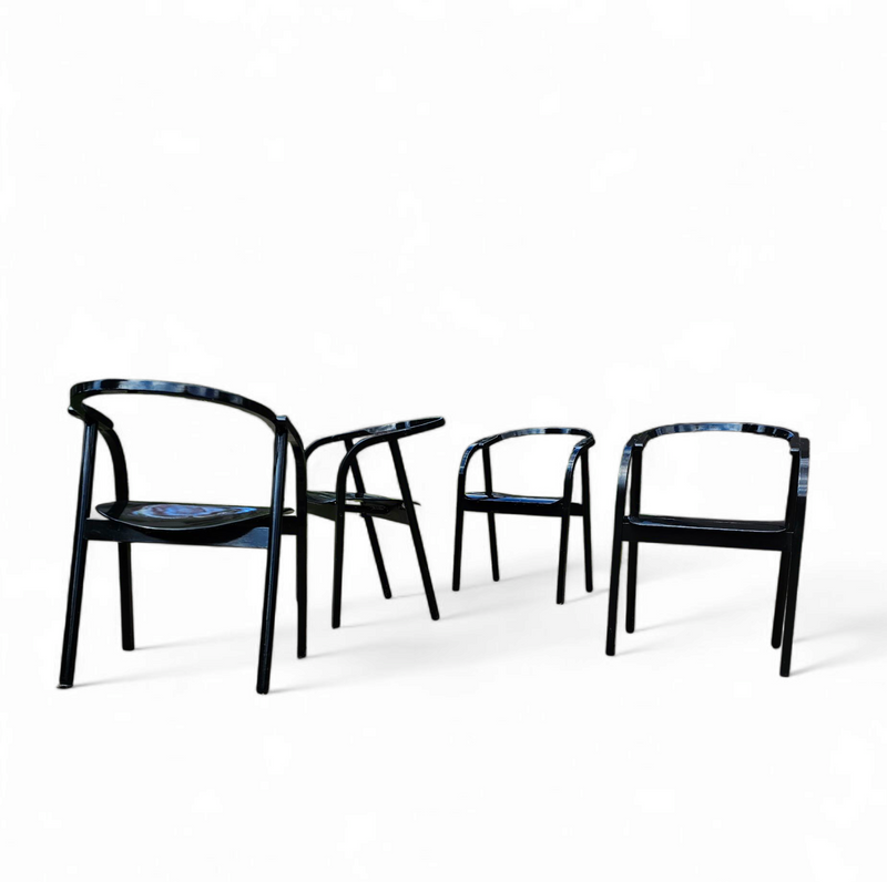 4 x  chair 'Otto' for Ibis / by Werther Toffoloni / A Compasso d'Oro was awarded in 1981