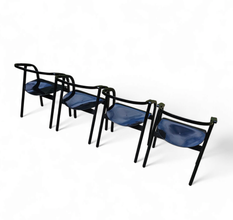 4 x  chair 'Otto' for Ibis / by Werther Toffoloni / A Compasso d'Oro was awarded in 1981