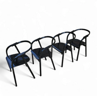 4 x  chair 'Otto' for Ibis / by Werther Toffoloni / A Compasso d'Oro was awarded in 1981