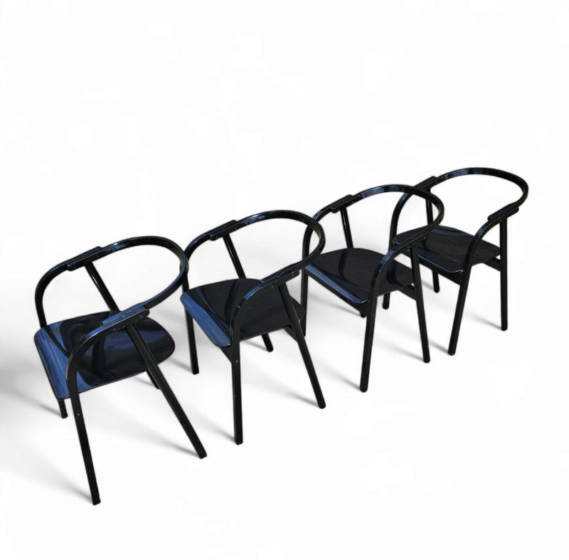4 x  chair 'Otto' for Ibis / by Werther Toffoloni / A Compasso d'Oro was awarded in 1981