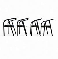 4 x  chair 'Otto' for Ibis / by Werther Toffoloni / A Compasso d'Oro was awarded in 1981