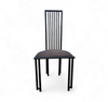 4 x Postmodern chair / metal frame / 1980s