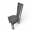 4 x Postmodern chair / metal frame / 1980s