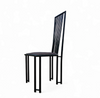 4 x Postmodern chair / metal frame / 1980s
