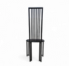 4 x Postmodern chair / metal frame / 1980s
