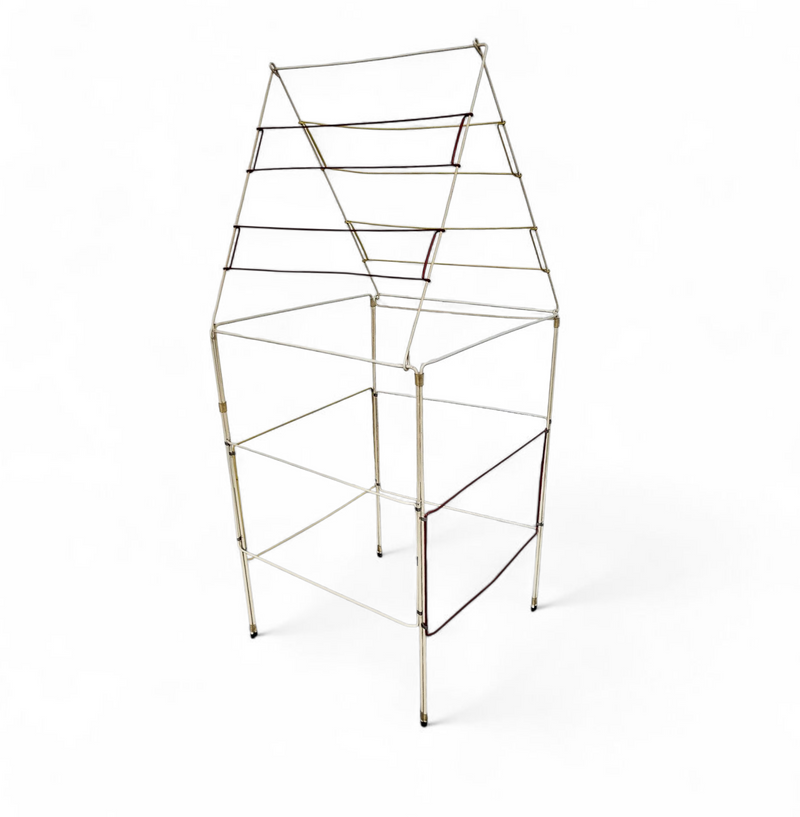 Rare foldable drying rack by Tomado / 1960s / height 146 cm /