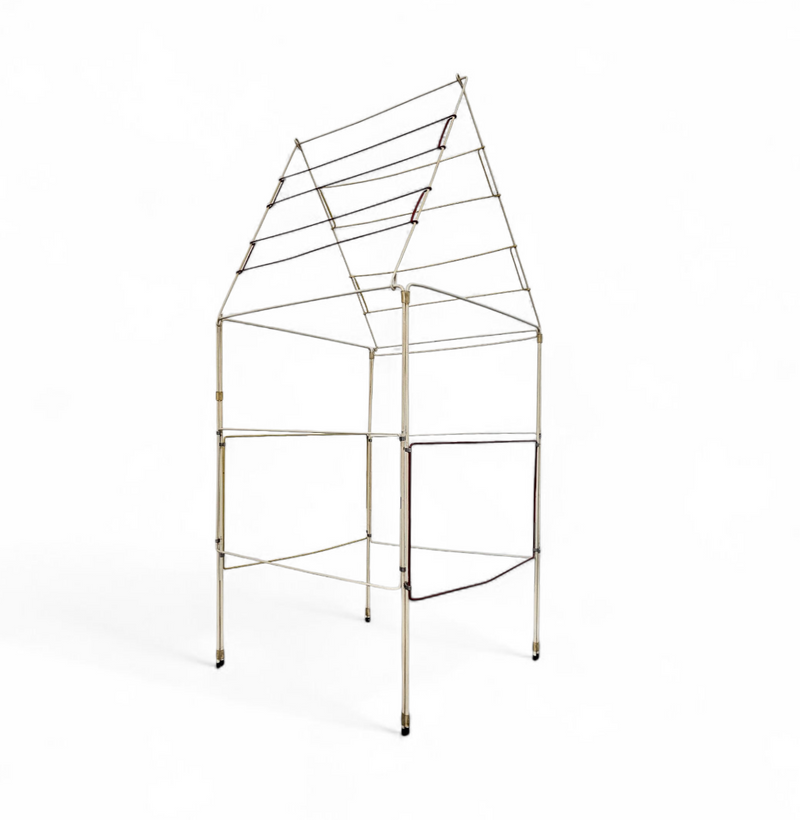 Rare foldable drying rack by Tomado / 1960s / height 146 cm /