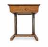 Matching school chair and table / both adjustable by
Grythyttan / first half of the 20th century
