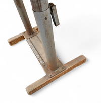Matching school chair and table / both adjustable by
Grythyttan / first half of the 20th century