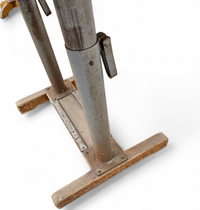 Matching school chair and table / both adjustable by
Grythyttan / first half of the 20th century