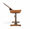 Matching school chair and table / both adjustable by
Grythyttan / first half of the 20th century