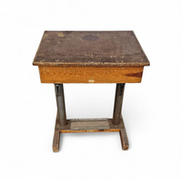 Matching school chair and table / both adjustable by
Grythyttan / first half of the 20th century