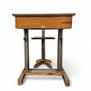Matching school chair and table / both adjustable by
Grythyttan / first half of the 20th century