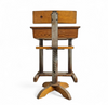 Matching school chair and table / both adjustable by
Grythyttan / first half of the 20th century