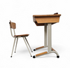 Rare school desk set / tapering legs / 1960s