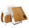 Rare school desk set / tapering legs / 1960s
