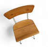Rare school desk set / tapering legs / 1960s