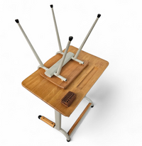 Rare school desk set / tapering legs / 1960s