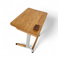Rare school desk set / tapering legs / 1960s
