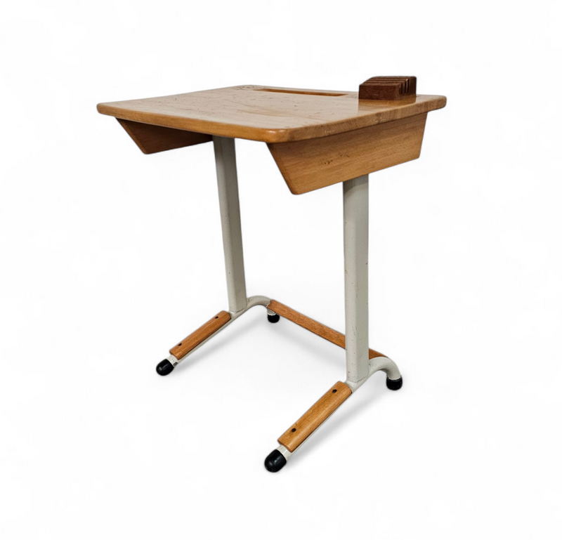 Rare school desk set / tapering legs / 1960s