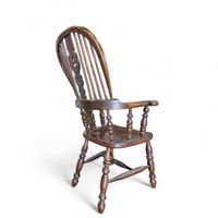 A large Yorkshire Broadarm Windsor armchair