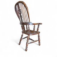 A large Yorkshire Broadarm Windsor armchair