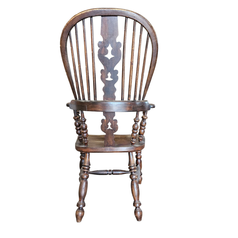 A large Yorkshire Broadarm Windsor armchair