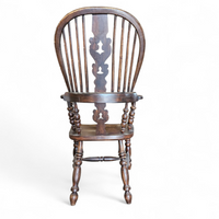 A large Yorkshire Broadarm Windsor armchair