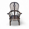 A large Yorkshire Broadarm Windsor armchair