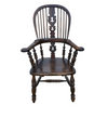 A large Yorkshire Broadarm Windsor armchair
