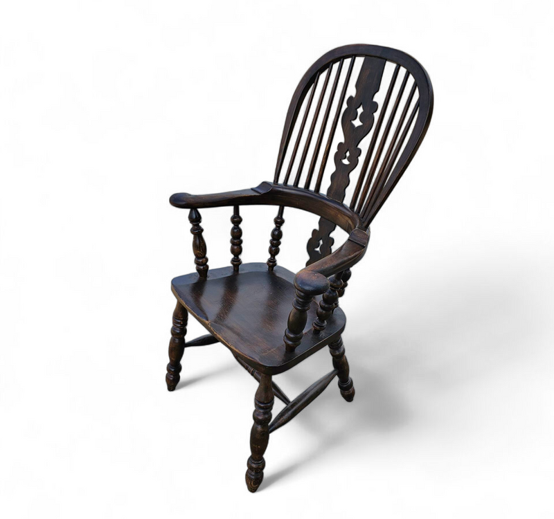 A large Yorkshire Broadarm Windsor armchair