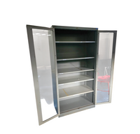Metal laboratory / industrial Cabinets / 1960s / N.V. Boma