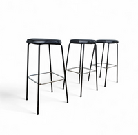 Set of 3 model AP 2R bar stools by Hein Salomonson for AP Originals / 1960s