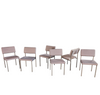 6 x No. 33 dining chair by Gijs van der Sluis for Van der Sluis Stalen Meubelen, 1960s