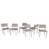 6 x No. 33 dining chair by Gijs van der Sluis for Van der Sluis Stalen Meubelen, 1960s