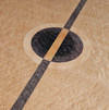 Italian design coffee table by Frateli Moscatteli Como / wood inlay
