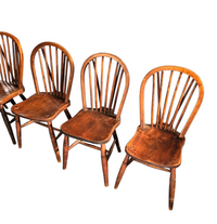 6 x 19th Century / Windsor stick back Chairs