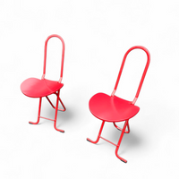 Folding Chairs by Gastone Rinaldi for Thema / 1970s / Set of 2