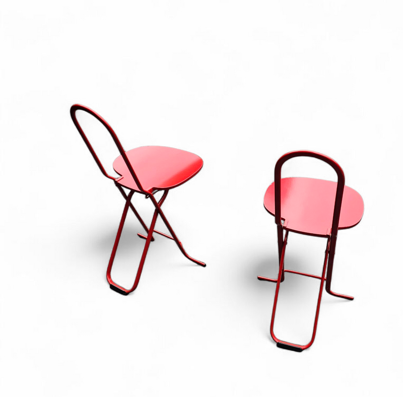Folding Chairs by Gastone Rinaldi for Thema / 1970s / Set of 2