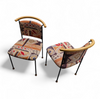 2 x Vintage Italian Side / Desk Chair 1980s